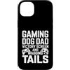 Dog Father Gamer Pup Lover Custodia per iPhone 14 Plus Gioco Cane Papà Vittoria Schermo E Scodinzolante Code