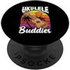 Funny Ukulele Musician Hawaiian Music Ap Retro Ukulele Buddies Vintage Hawaiian Music Chitarrista PopSockets PopGrip Adesivo