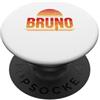 Amo Bruno T-shirt Nome Amico Nome Cuore Maglietta I Love Bruno Nome Amico I Love Bruno Cuore PopSockets PopGrip Adesivo