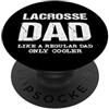 LACROSSE GEAR Lacrosse Dad Like A Regular Father Only Cooler - Citazione divertente PopSockets PopGrip Adesivo