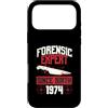 True Crime Merch for Investigative Crime Custodia per iPhone 17 Pro Max Esperto forense dalla nascita 1974 Compleanno a tema crimine vero