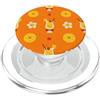 Coquette Summer Popper Co Orange Summer Cocktail Vacation Coquette Bow PopSockets PopGrip per MagSafe