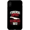 True Crime Merch for Investigative Crime Custodia per iPhone XS Max Esperto forense dalla nascita 1972 Compleanno a tema crimine vero