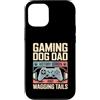 Dog Father Gamer Pup Lover Custodia per iPhone 12/12 Pro Gioco Cane Papà Vittoria Schermo E Scodinzolante Code