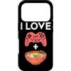 Ramen And Gaming Anime Gifts For Boys Ki Custodia per iPhone 17 Pro I Love Gaming Ramen giapponese Noodle Bowl Controller Gamer