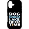 Dog Lover Dad Lake Beer Time Fishing Custodia per iPhone 17 Cane Papà Lago Birra Tempo Pesca Birra