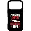 True Crime Merch for Investigative Crime Custodia per iPhone 17 Pro Esperto forense dalla nascita 1964 Compleanno a tema crimine vero