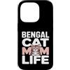 Bengal Cat Mom Pet Lover Custodia per iPhone 14 Pro Bengala Gatto Mamma Vita Carino Bengala Gattino Amante