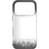 Minimalist Graphic Style Custodia per iPhone 17 Pro Fiocchi Di Neve Inverno Sfondo Grigio