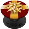 Everything Is Currency Decorazioni natalizie divertenti con fiocco e nastro PopSockets PopGrip Adesivo