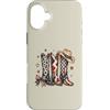Patriotic Cowgirl Co Custodia per iPhone 16 Plus Stivali da cowboy patriottici stile cowgirl occidentale 4 luglio