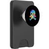 Skull and Crossbones Pirate Men Women Ki Divertente teschio e ossa incrociate Silhouette Pirate Rainbow Tie Dye PopSockets PopWallet per MagSafe