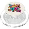 Funny Nineties 90s Costume Party Back to Back to 90s Nostalgia Roller Skate Boombox Cassette anni Novanta PopSockets PopGrip per MagSafe