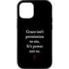 Gospel of Salvation Christian Faith Evan Custodia per iPhone 12/12 Pro Grace Isn't Permission to Sin It's Grace Not To - Evangelism