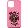 Storia nera Life Tee Co Custodia per iPhone 12 Pro Max Capelli afro neri della regina dell'amore