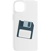 The New Antique Custodia per iPhone 14 Plus Stampa floppy disk retrò