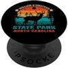 KAEDAM Gifts: State Parks William B Umstead State Park North Carolina Retro Tramonto PopSockets PopGrip Adesivo