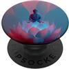 Buddha Designs by Kajiro Buddha astratto fiore di loto - buddismo spirituale buddista PopSockets PopGrip Adesivo