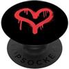 APezzaniWear Cuore Rosso Stile Spray Design Grafico Astratto Minimal PopSockets PopGrip Adesivo