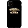 Ceramista che lancia vasi di ceramica Ar Custodia per iPhone 11 Husband Dad Potter Pottery Ceramic Artist