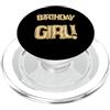 Birthday Party Wear and Gifts Grafica di compleanno ragazza in palloncini PopSockets PopGrip per MagSafe