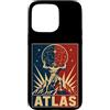 Mythology Atlas Titan Cosmic Strength He Custodia per iPhone 15 Pro Max Atlante cosmico Titano greco Holding Stars Sky