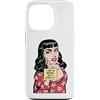 Grandio Design Funny Pop Art Gifts Custodia per iPhone 13 Pro I May Be Wrong But I Doubt It Sarcastico Vintage Pop Art Girl
