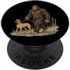 Sasquatch Alano Vintage Alano Bigfoot Retro PopSockets PopGrip Adesivo
