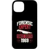 True Crime Merch for Investigative Crime Custodia per iPhone 13 Esperto forense dalla nascita 1969 Compleanno a tema crimine vero