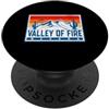 Valley of Fire State Park Nevada USA Out Valle Di Fuoco PopSockets PopGrip Adesivo