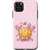 Softball Girls Outfits with Drip Style Custodia per iPhone 11 Pro Max Softball Kawaii Gelato Pastello Carino Ciliegia Dolce