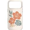 Hibiscus Watercolor Flower Aesthetic Custodia per iPhone 17 Pro Max Ibisco Fiori Tropicali Botanico Monstera Floreale