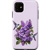 Hummingbird Apparel For Kids and Adults Custodia per iPhone 11 Giardino botanico fiori viola viola lilla colibrì