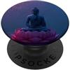 Buddha Designs by Kajiro Buddha astratto fiore di loto - buddismo spirituale buddista PopSockets PopGrip Adesivo