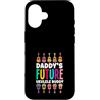Funny Ukulele Musician Hawaiian Music Ap Custodia per iPhone 16 Daddys Future Ukulele Buddy Funny Musicista Chitarra