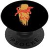 dog earth branch zodiac sign animal Chin Elemento cane segno animale mento. oroscopo PopSockets PopGrip Adesivo