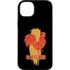 Rooster earth branch zodiac animal China Custodia per iPhone 14 Plus Gallo, elemento, animale, segno, mento, oroscopo