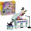 LEGO Creator 3 in 1 Pianoforte Decorativo con Gatto 31392