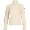 Liu Jo Donna Maglione Collo Alto MF5425MS040 Lana Beige Scuro L