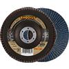 RHODIUS Dischi a lamelle da 125 mm per smerigliatura rodius LSZ-F1 125 DURCHM. 460