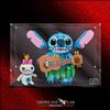 SHOWCASE LAB TECA IN PLEXIGLASS ACRILICO-SHOWCASE-TECA PER SET LEGO® 43296 STITCH E SCRUMP