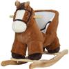 AIYAPLAY Cavallo a Dondolo Bambini 18-36 Mesi con Cintura di Sicurezza e Suoni
