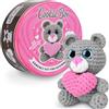 Cookie Box Kit Uncinetto per Principianti - Realizza un Amigurumi Fai-da-Te con Filato, Uncinetto, Imbottitura, PDF & Video - Regalo per Adolescenti e Adulti - Bear Ted