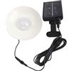 Depisuta Luci per Ombrellone da Patio, Luci per Ombrellone a LED Ad Energia Solare da Esterno con Telecomando Temporizzato IP65 Lampade a Sospensione Vintage da Esterno Impermeabili (Luce