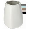 KADAX Tazza da Bagno, cerotto Dentale in Ceramica, Tazza del Bagno, portafroto per Bagno, spazzolino da Denti, dentifricio, conservazione, Tazza d'Acqua, Matt, Tazza (Crema)