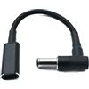 System-S Cavo DC 20 V 15 cm 6,0 x 1,4 maschio a USB 3.1 tipo C femmina, angolo intrecciato