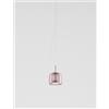 Vistosi JUBE SOSPENSIONE S AMETISTA CHIARA TRASPARENTE ORO SATINATO 2 L2214 1 LED 13w 2000lm 2700k DIMMERABILE