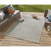 Hanse Home NORTHRUGS Tappeto per interni ed esterni, a rombi grigio, crema, 80 x 150 cm