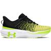 UNDER ARMOUR Infinite Elite Uomo Under Armour, Nero-Giallo Fluo