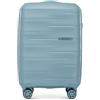 WITTCHEN ARCO Line | Trolley da cabina Bagaglio a mano Valigia piccola | Bagaglio leggero Polipropilene Lucchetto TSA Manico telescopico | 4 ruote piroettanti | Blu